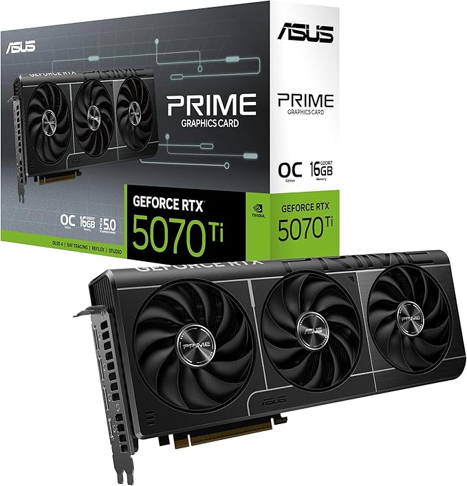 ASUS PRIME GeForce RTX 5070 TI 16GB GDDR7 Ekran Kartı