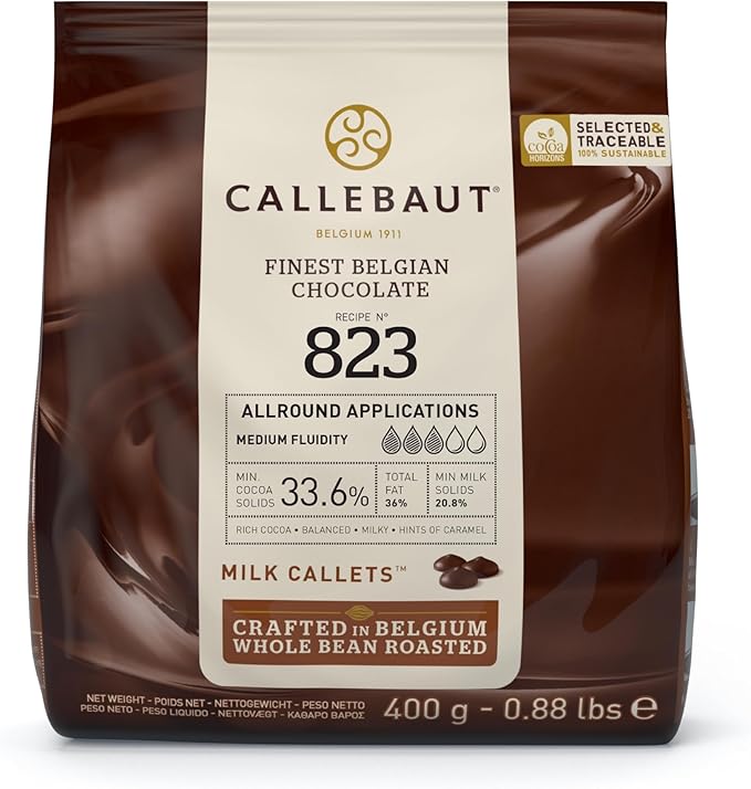 Callebaut 823 Sütlü Damla Çikolata 400 Gr
