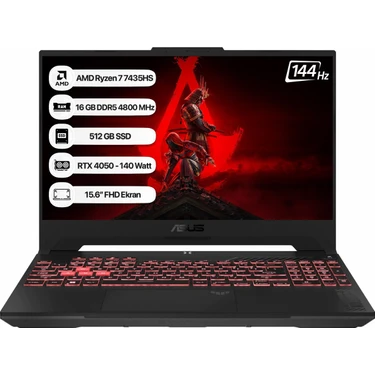 Asus TUF Gaming A16 FA607NUG-RL212 Ryzen 7 16GB 512GB SSD RTX 4050