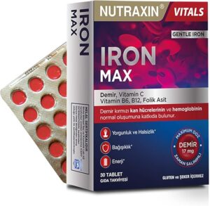 Nutraxin Iron Max 17 mg 30 Tablet