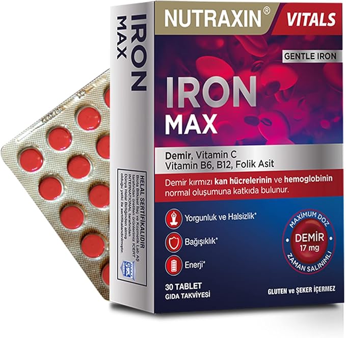 Nutraxin Iron Max 17 mg 30 Tablet