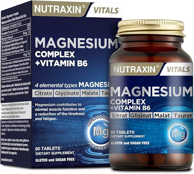Nutraxin Magnesium Complex Vitamin B6 60 Tablet