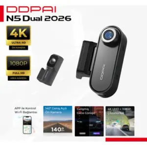 Ddpai N5 Dual 4K Araç Kamerası