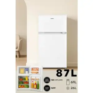 Kumtel HTMF-90EW Mini Buzdolabı Beyaz
