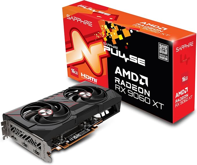 Sapphire RX 9060 XT Pulse 16GB Ekran Kartı