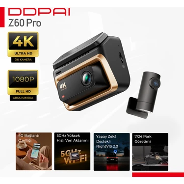 Ddpai Z60 Pro 4K Araç Kamerası