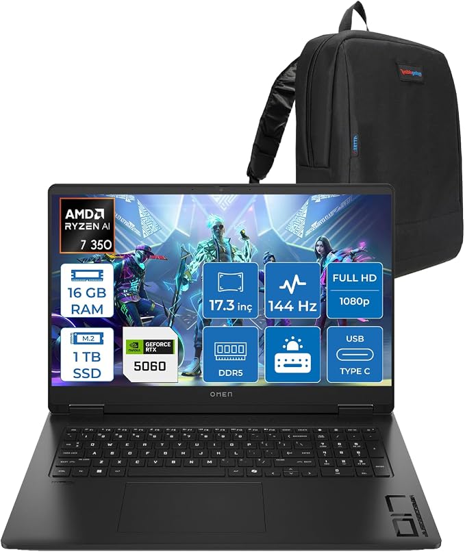 HP OMEN 17 C2EZ5EA Oyuncu Laptop