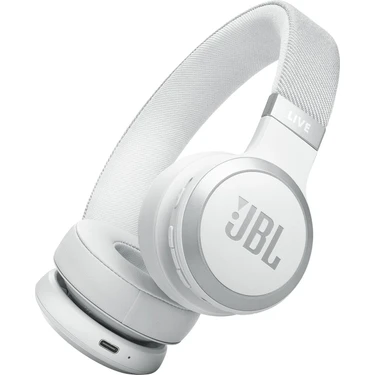 JBL Live 670bt Beyaz Uyarlanabilir Gürültü Engelleme Özellikli Wireless Kulaküstü Kulaklık