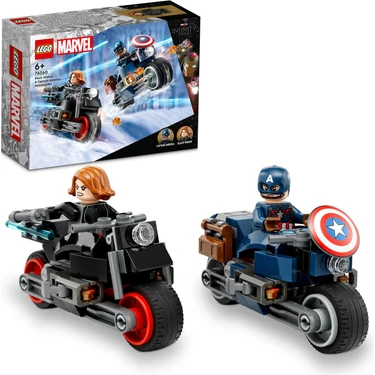Lego Marvel 76260 Black Widow Kaptan Amerika Motosikletleri