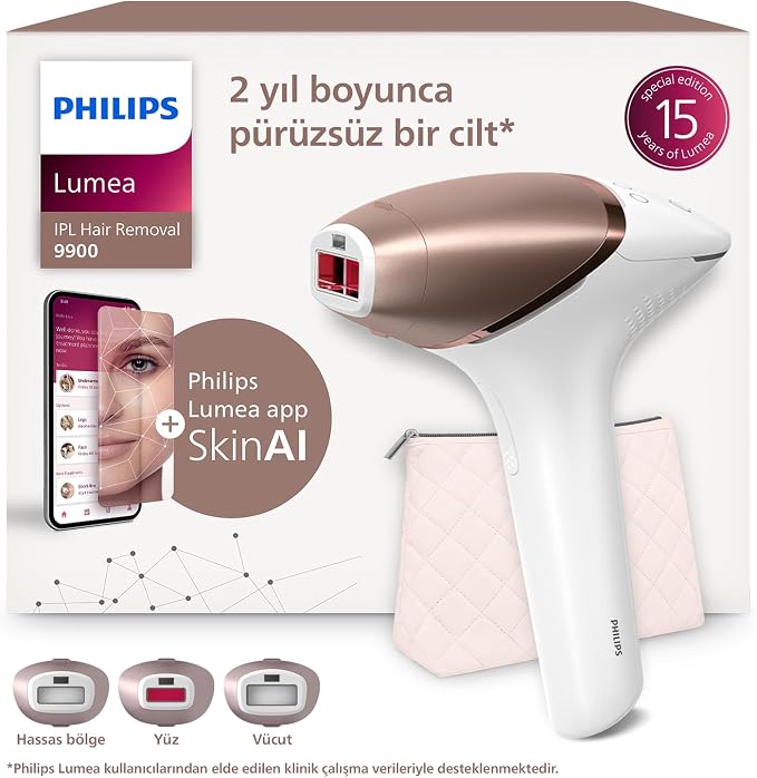 Philips Lumea 9900 BRI953/01 Epilasyon Aleti