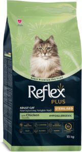Reflex Plus Sterilised Tavuklu 15 kg Kedi Maması