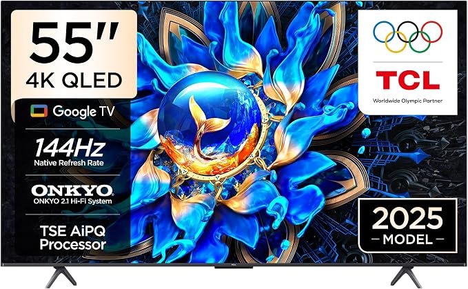 TCL 55T8C 139 Ekran QLED TV