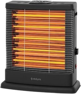 Minisan Maxi MS-2500 Quartz Isıtıcı Siyah