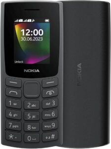 Nokia N106 2023 Tuşlu Telefon Siyah
