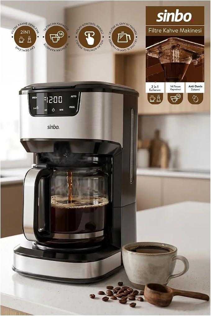 Sinbo SCM-9041 Filtre Kahve Makinesi
