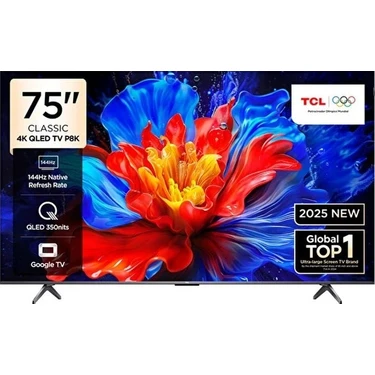 TCL 75P8K 75 inç QLED TV
